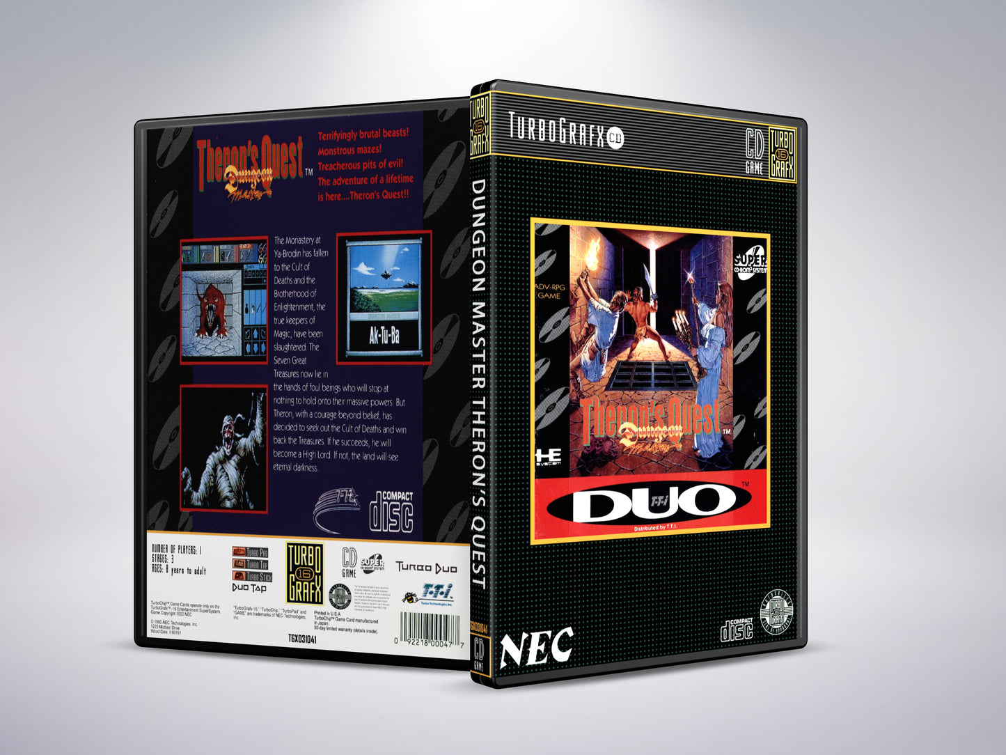 Dungeon Master Theron's Quest - Turbografx CD / Turbo Duo