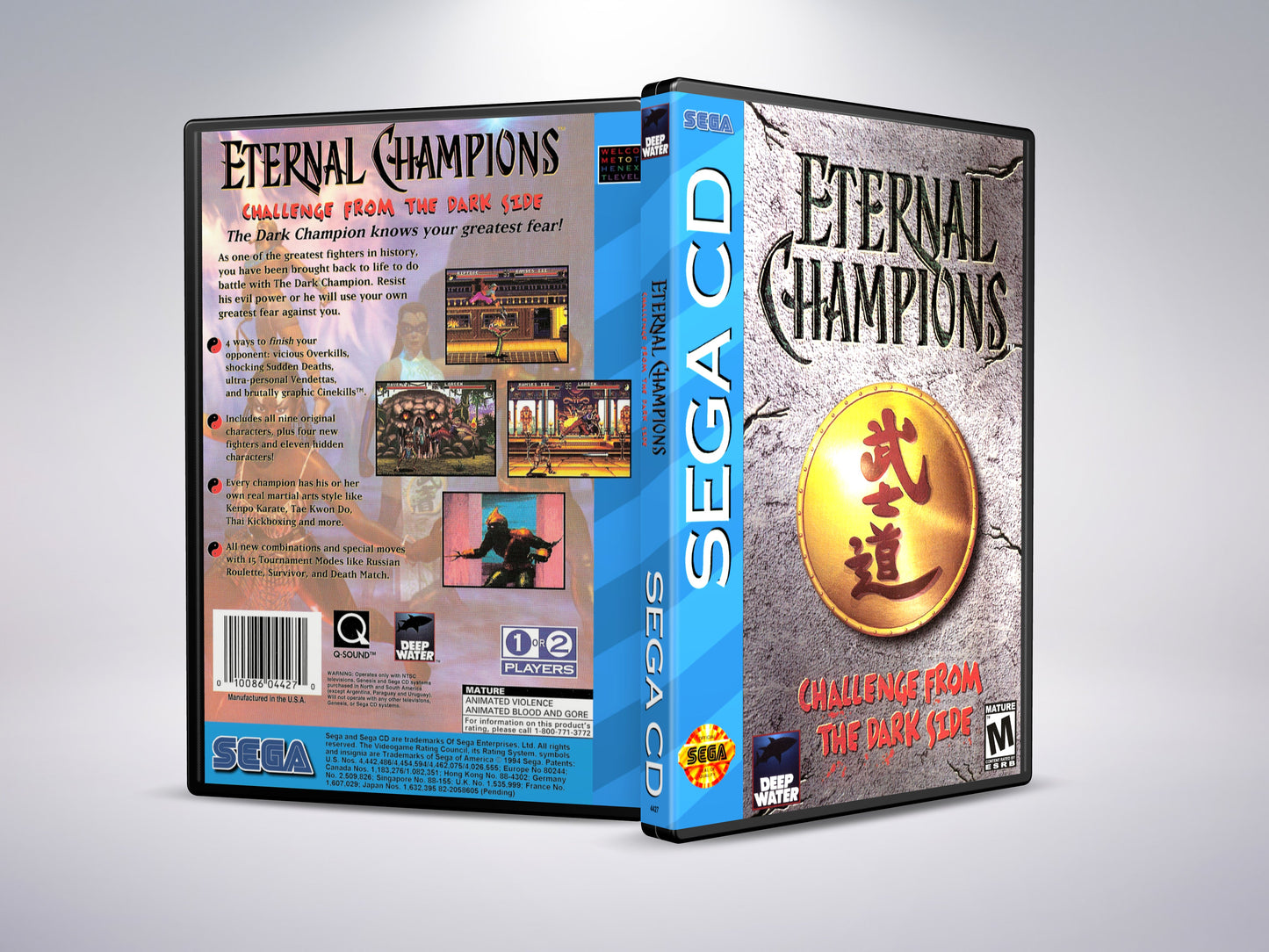 Eternal Champions: Challenge From the Dark Side (Sega CD NTSC-U-versie)