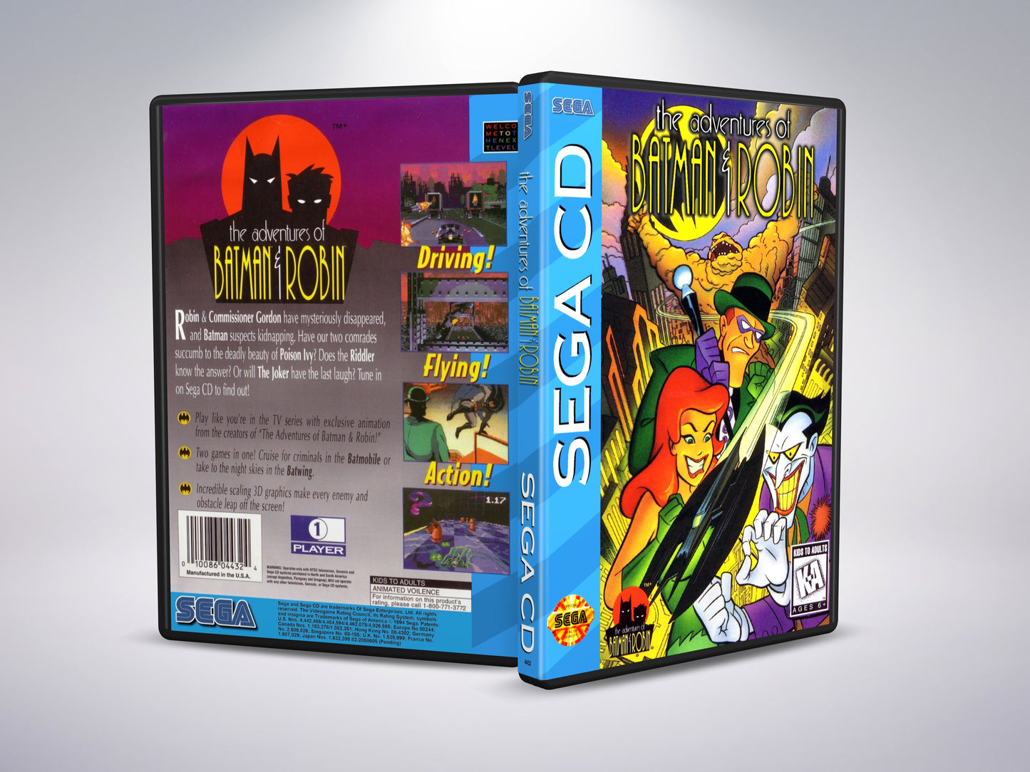 De avonturen van Batman &amp; Robin (Sega CD NTSC-U-versie)