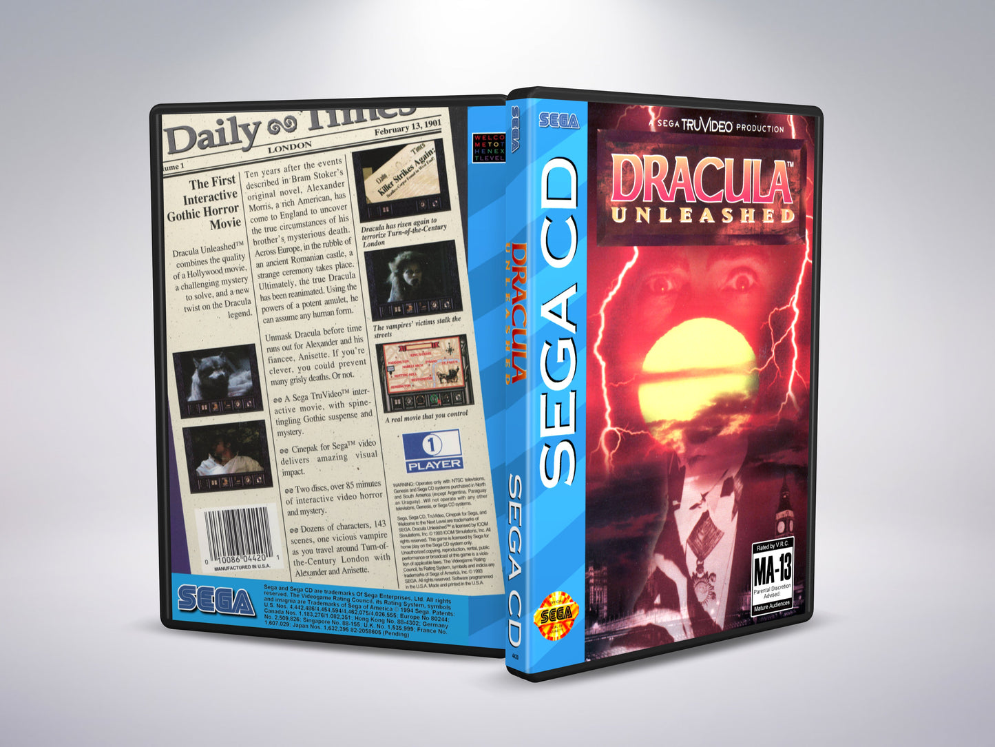 Dracula Unleashed (Sega CD NTSC-U-versie)