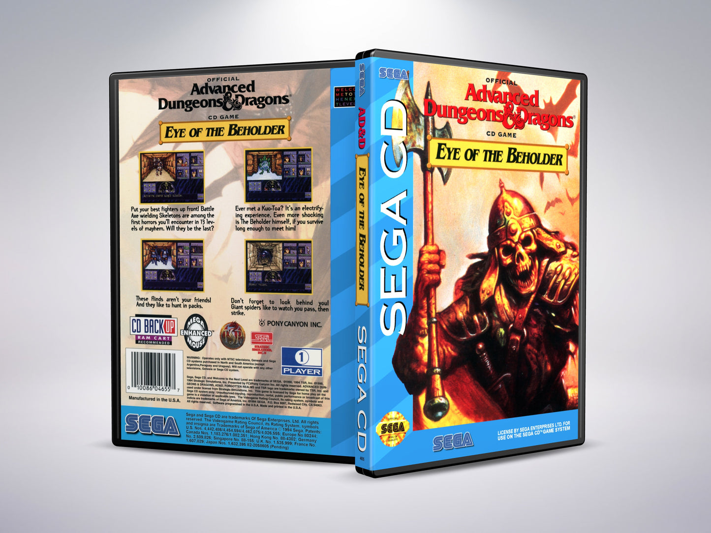 Eye of the Beholder (Sega CD NTSC-U Version)