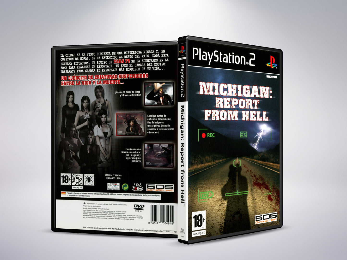 Michigan: Report From Hell - PAL (Spanish Cover)